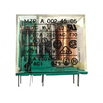 Relais 2x Wissel  5A (100V)