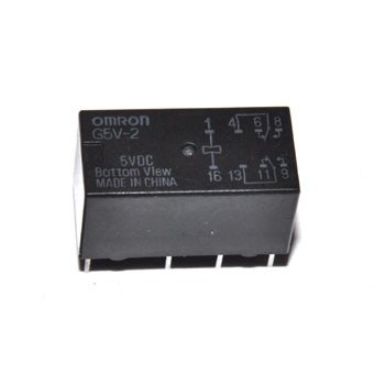 Klein Relais 2x wissel  (5V)