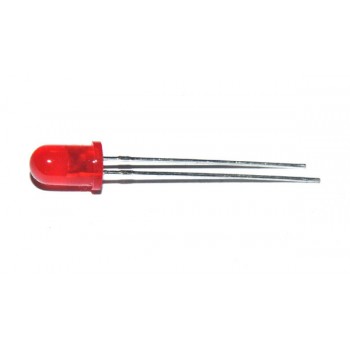LED 5mm Diffuus Rood