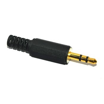 Jack 3,5mm Plug Stereo  Verguld