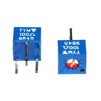 Cermet Instelpotmeter Liggend    100 Ω