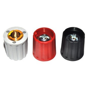 Spantang 15mm  Knop Grijs Mat