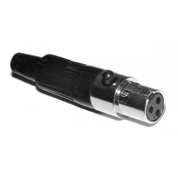 Mini XLR Plug 3p Female