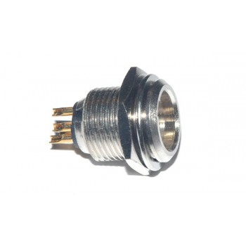 Mini XLR Chassisdeel 4p Male