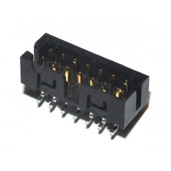 Boxed Header 14p 2,0mm Recht  SMD