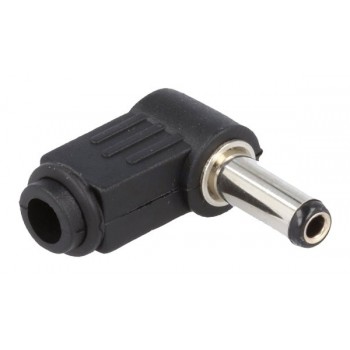 Voedings Plug 2,5mm (5,5mm) Haaks