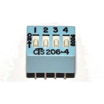 DIP switch  4 polig