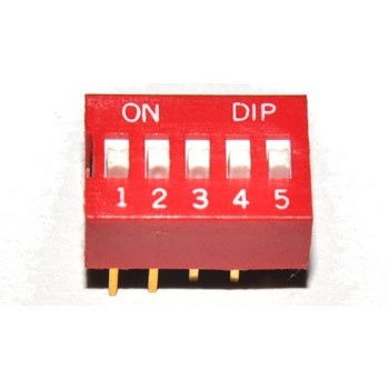 DIP switch  5 polig