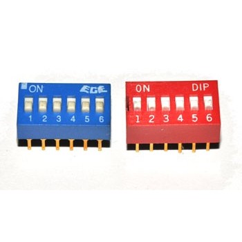 DIP switch  6 polig