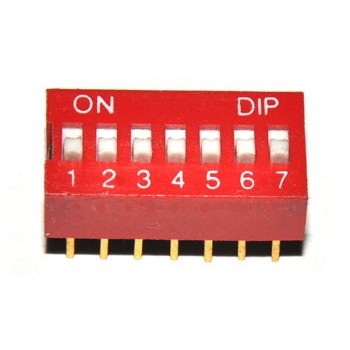 DIP switch  7 polig