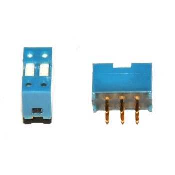 DIP switch  2 polig 2x Wissel