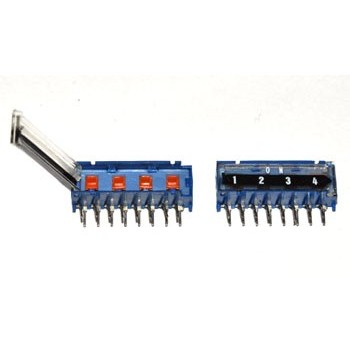 DIP switch  4 polig 4x Wissel Haaks