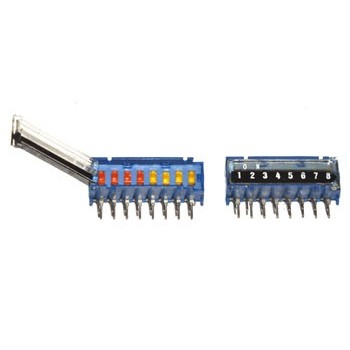 DIP switch  8 polig Haaks
