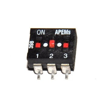 DIP switch  3 polig SMD