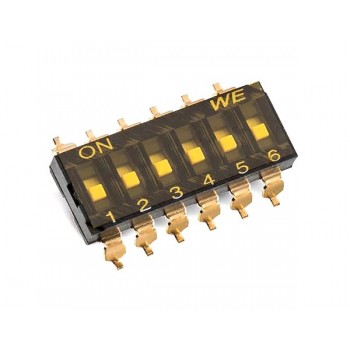 DIP switch  6 polig SMD Wurth