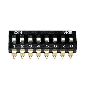 DIP switch  8 polig SMD 2