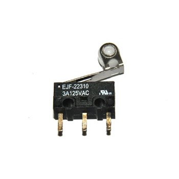 Microswitch  2A klein met rol
