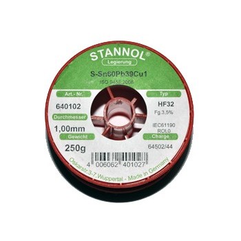 Soldeertin 1mm  250 gram 3,5%