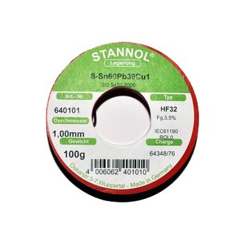 Soldeertin 1mm  100 gram 2,5%