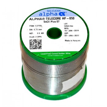 Loodvrije Tin 0,75mm 500 gram Ag
