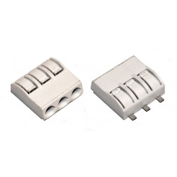 Printkroonsteen raster 4,0mm  3 polig AK4091 SMD