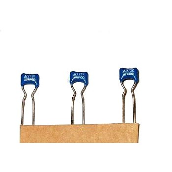 Meerlagen    27nF 100V 2,5mm