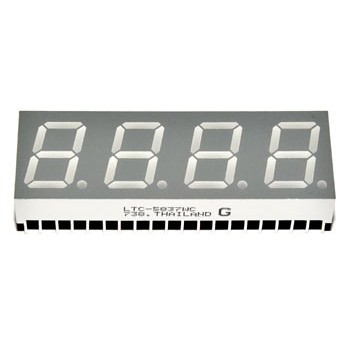 LED Display  13,2mm 4 digit rood CA