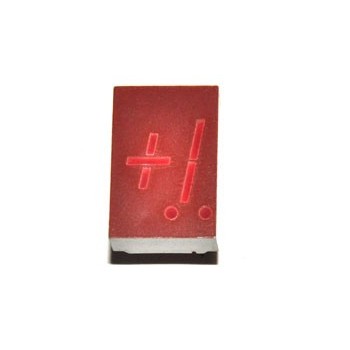 LED Display  10,9mm +.1. Rood CA&CC