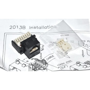 RJ45 Chassisdeel 8p