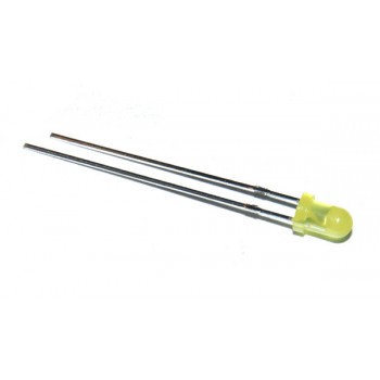 LED 3mm  Diffuus HL Geel
